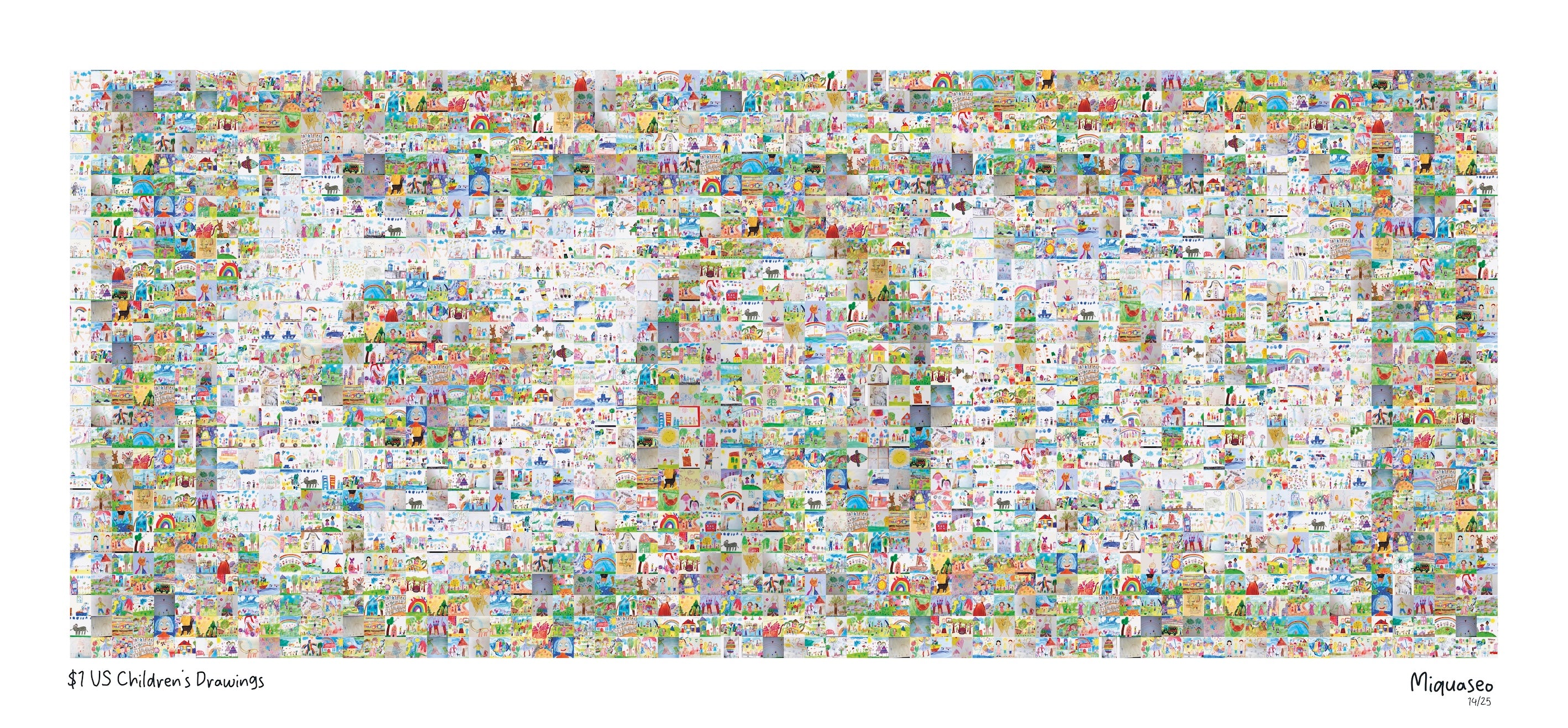 $1 VS Children's drawings