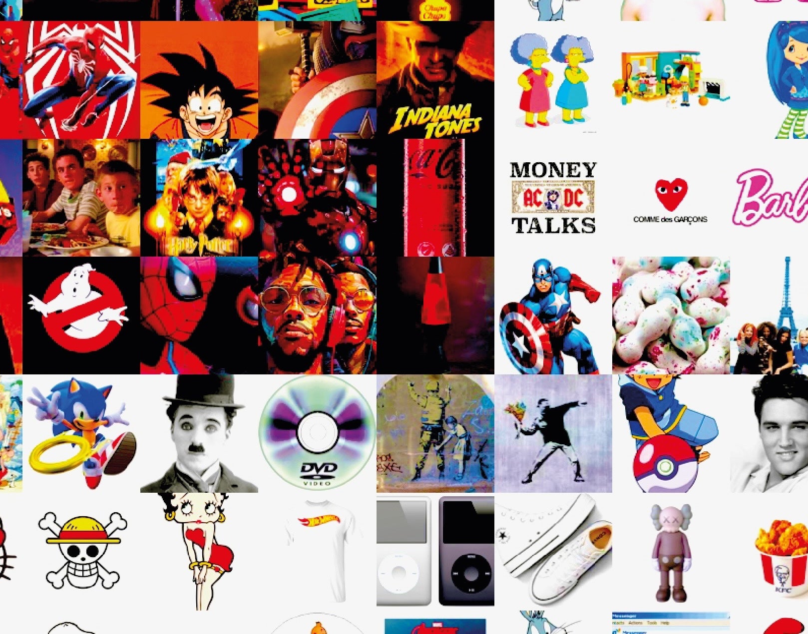 Mondrian VS Pop culture