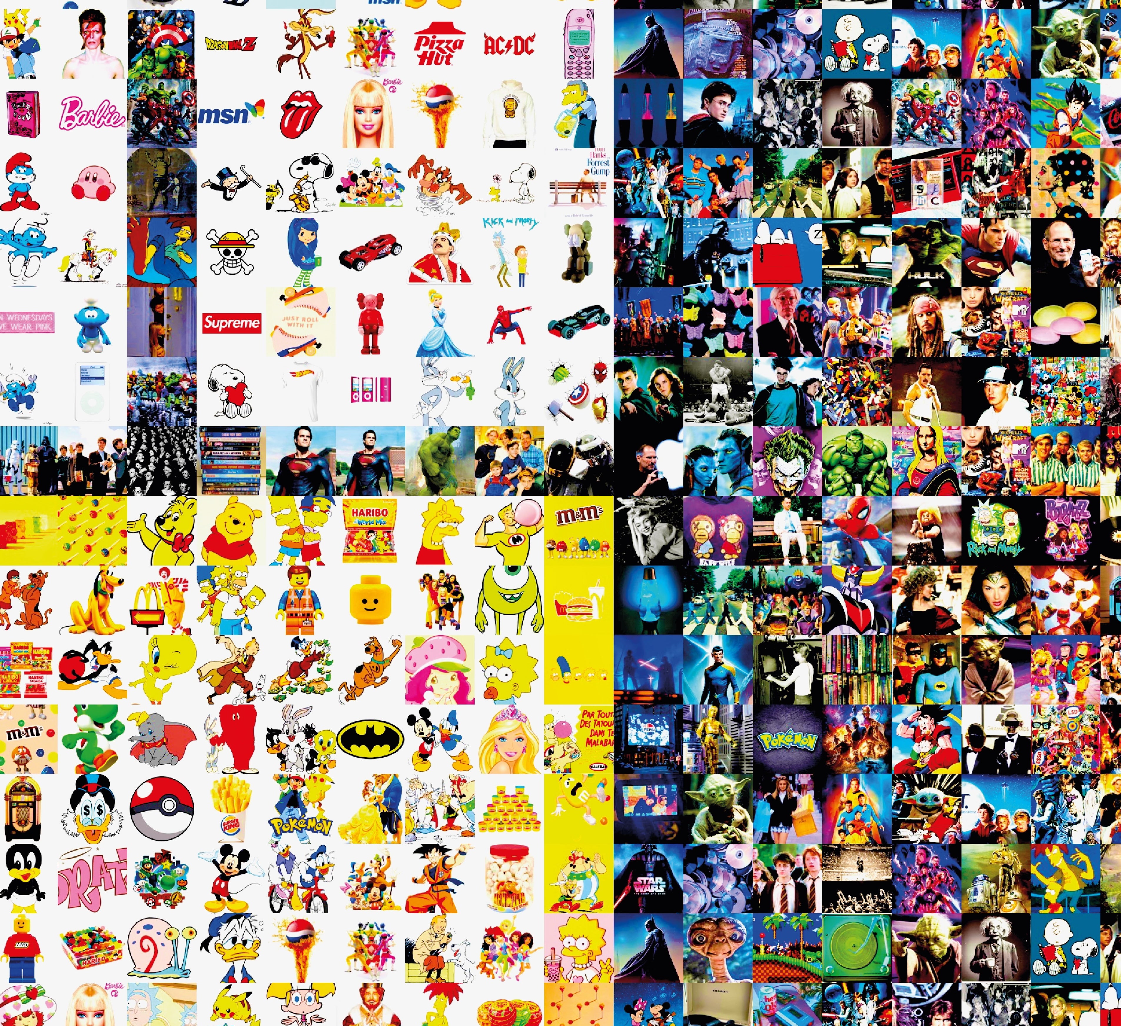 Mondrian VS Pop culture