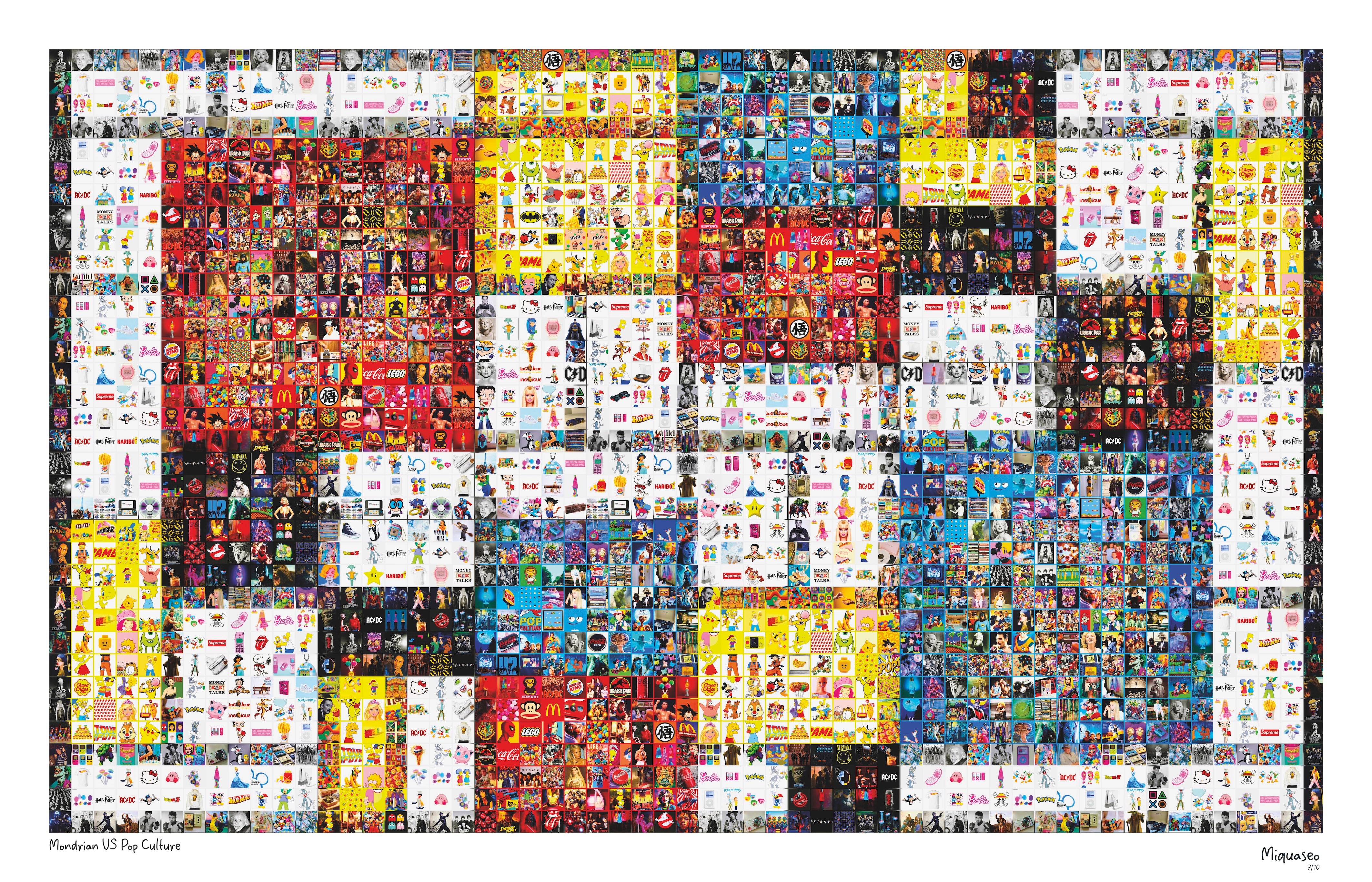 Mondrian VS Pop culture