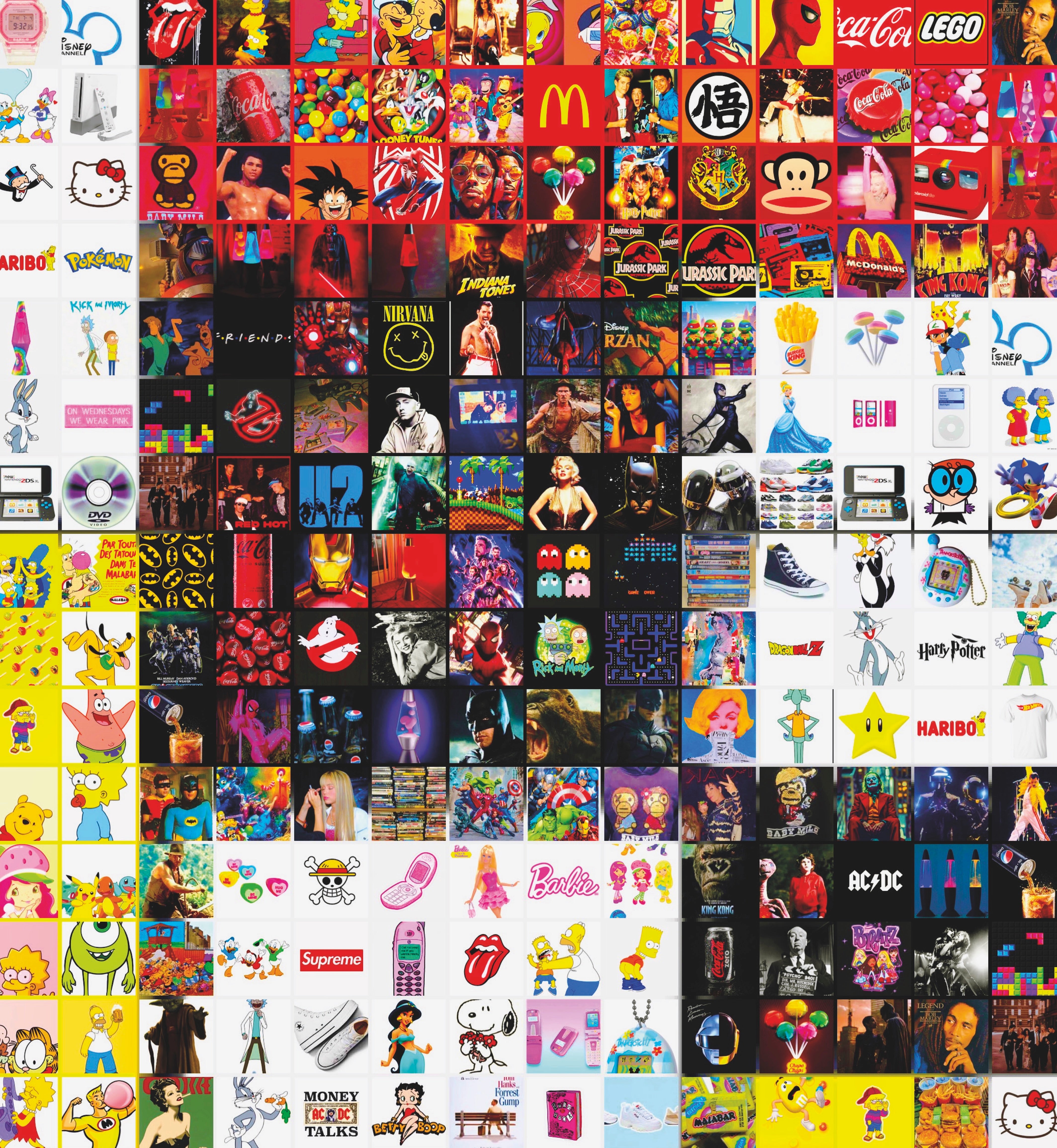 Mondrian VS Pop culture