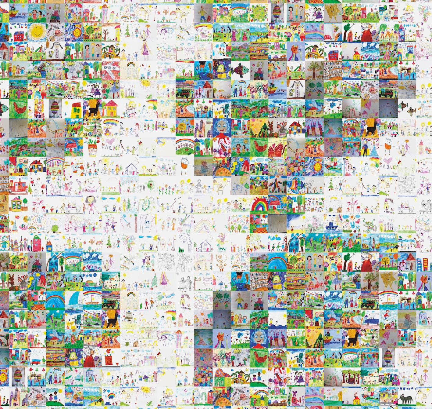 Warhol Dollar VS Children's Drawings