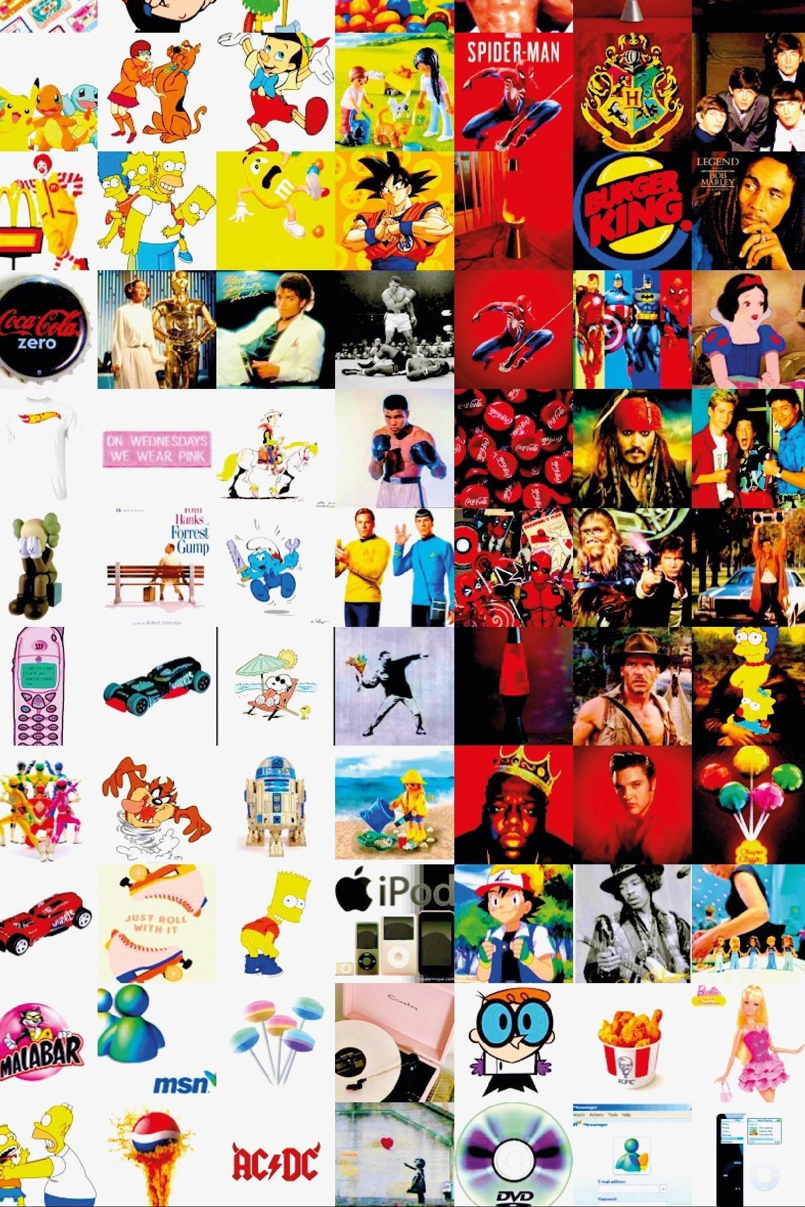 Tableau plexiglass art contemporain Miquaseo, mosaique "Mondrian VS Pop culture", decoration murale design, edition limitee signee et numerotee