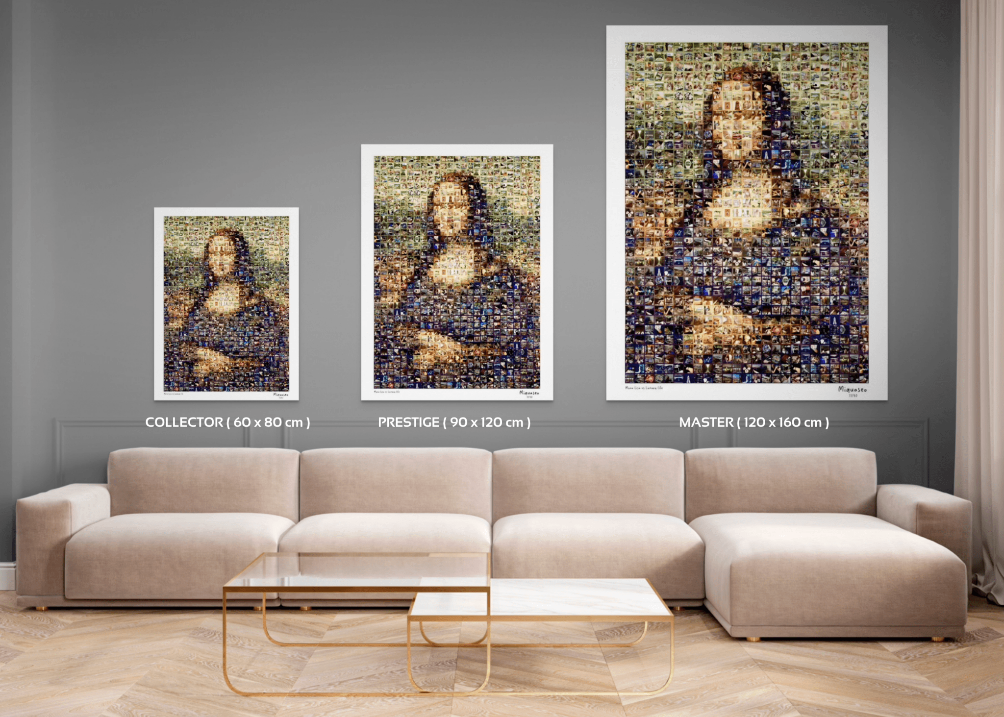 Mona Lisa vs Luxury - MIQUASEO