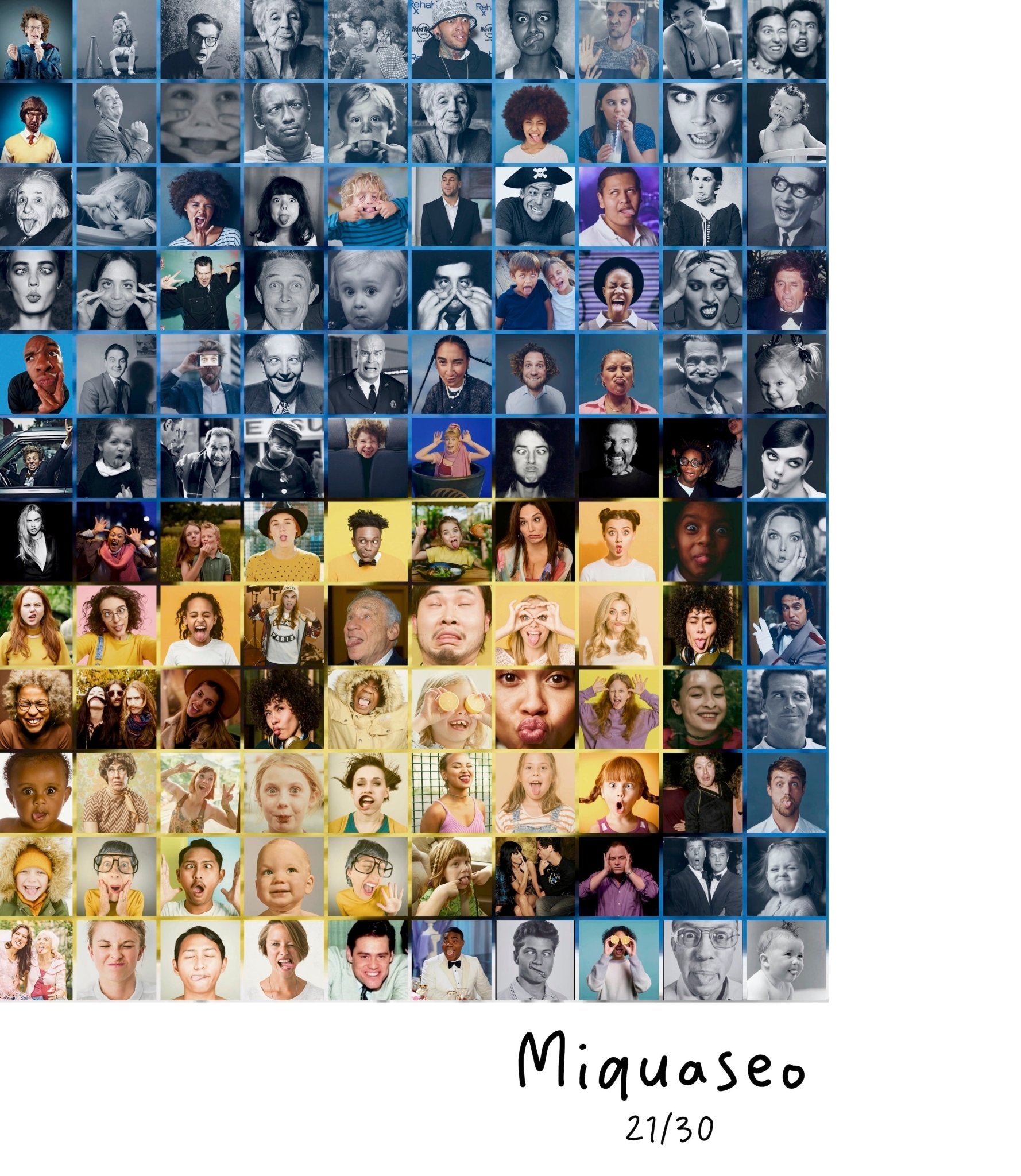 Sad Clown vs Funny Faces - MIQUASEO