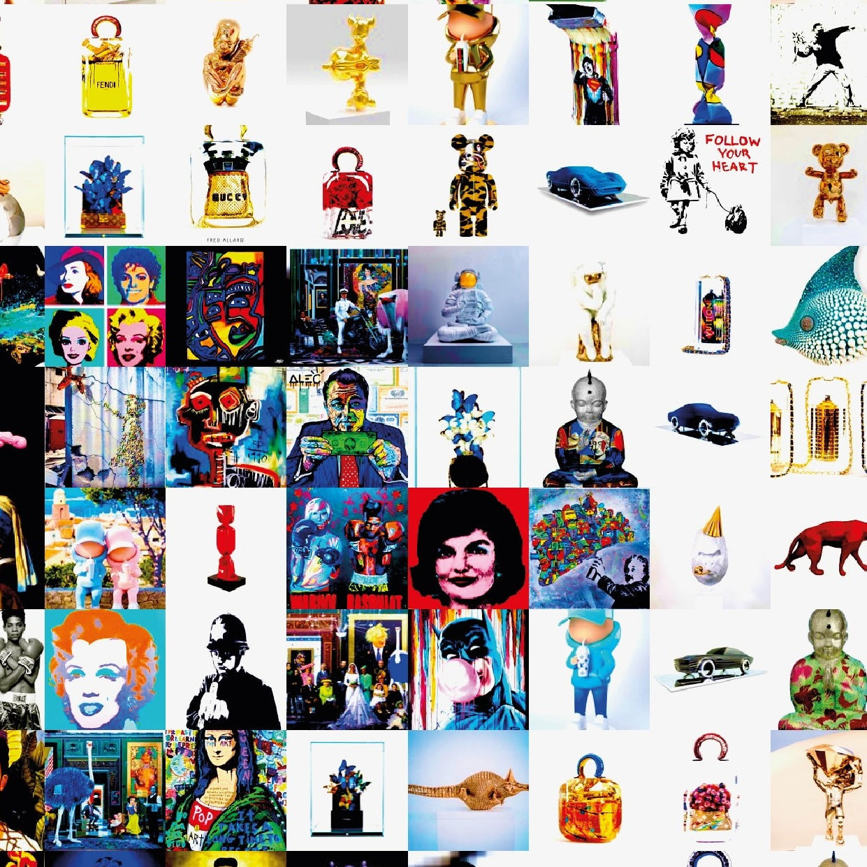 Girl with Balloon VS Art