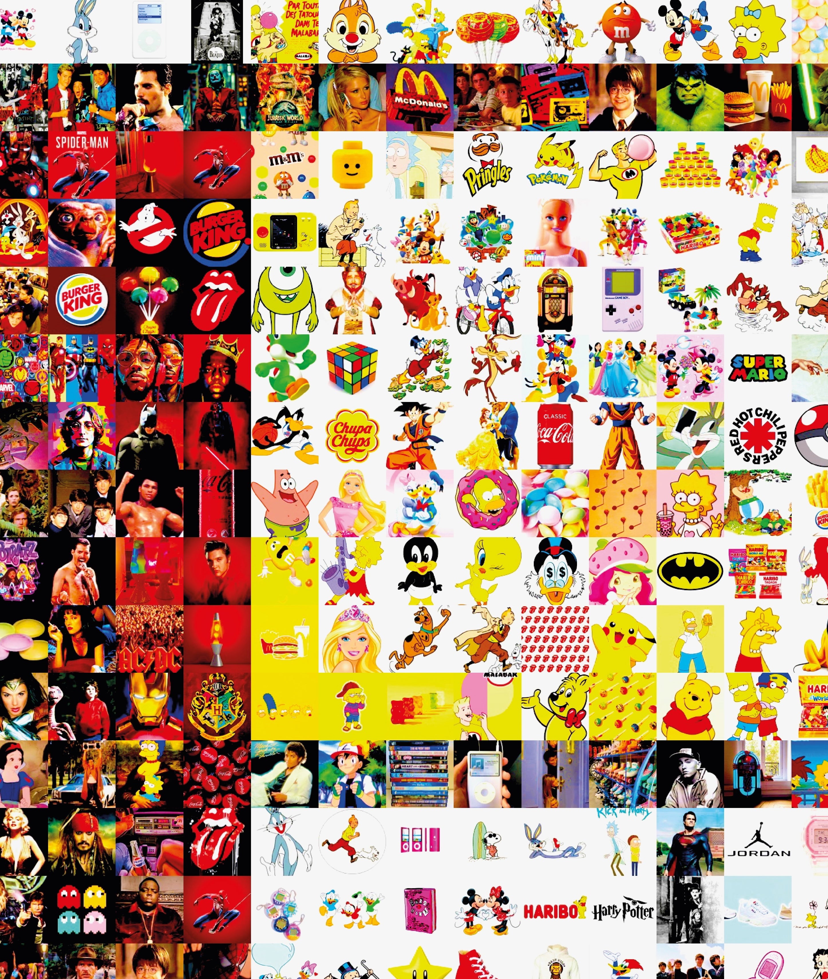 Mondrian VS Pop culture