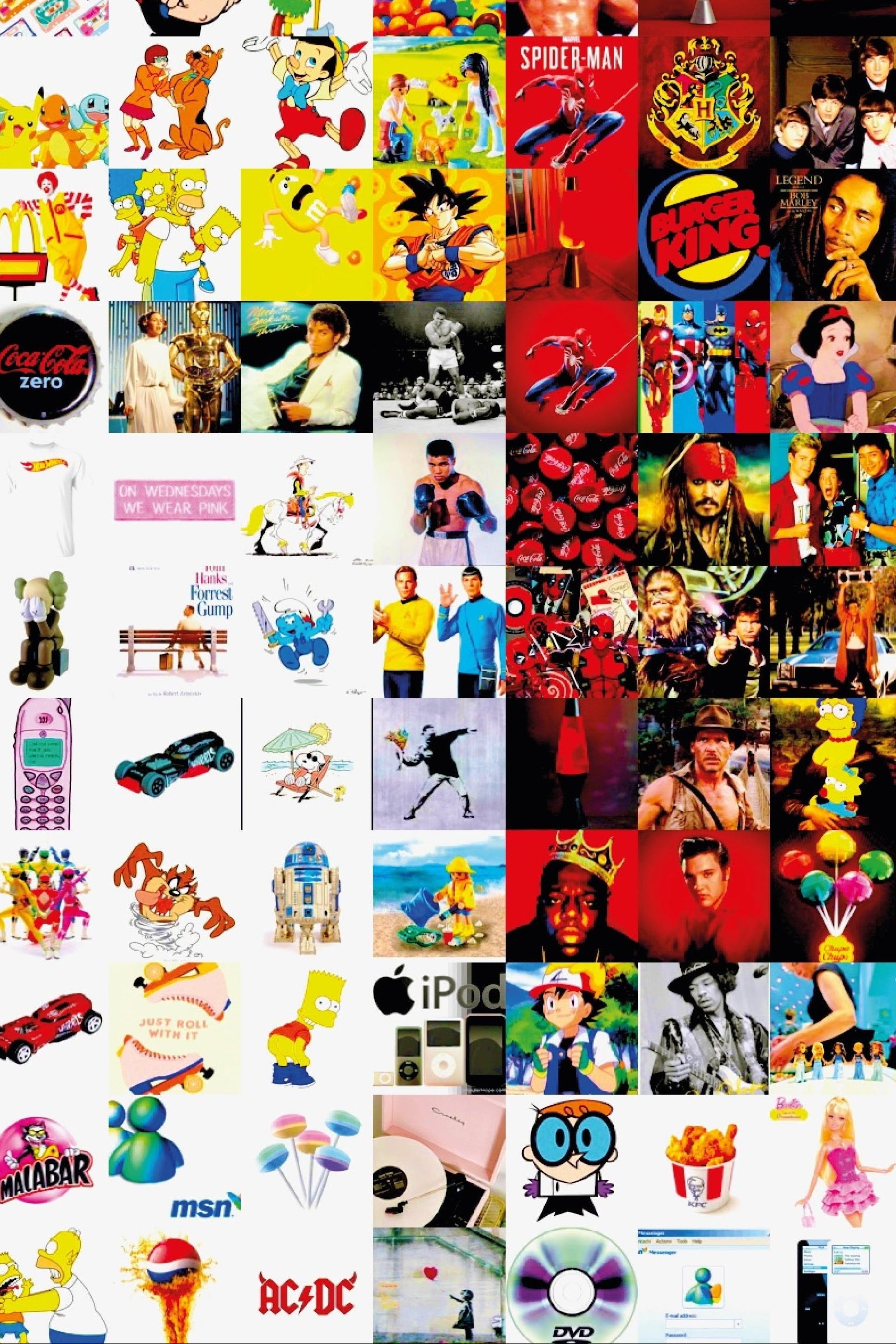 Mondrian VS Pop culture