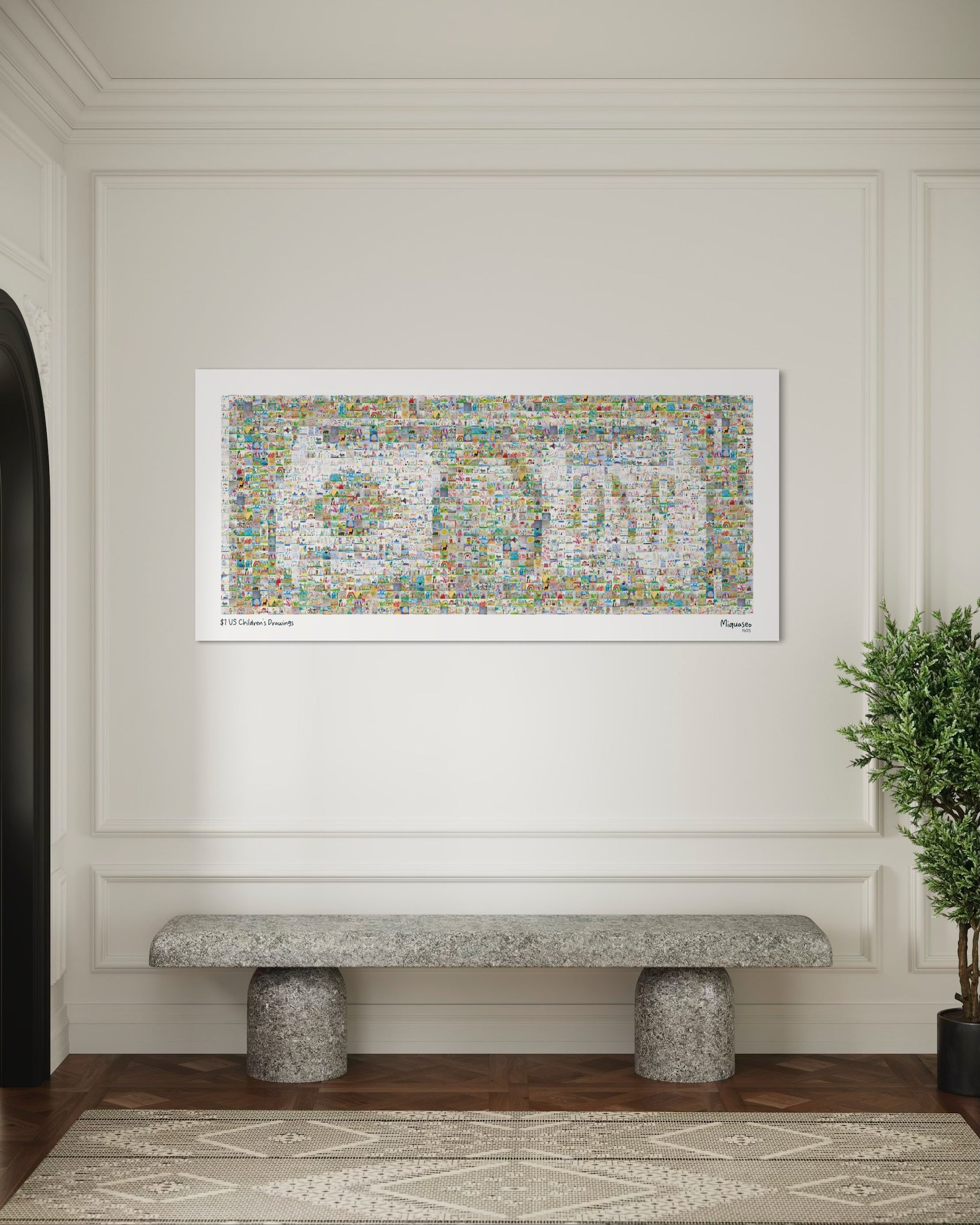 $1 VS Children's drawings