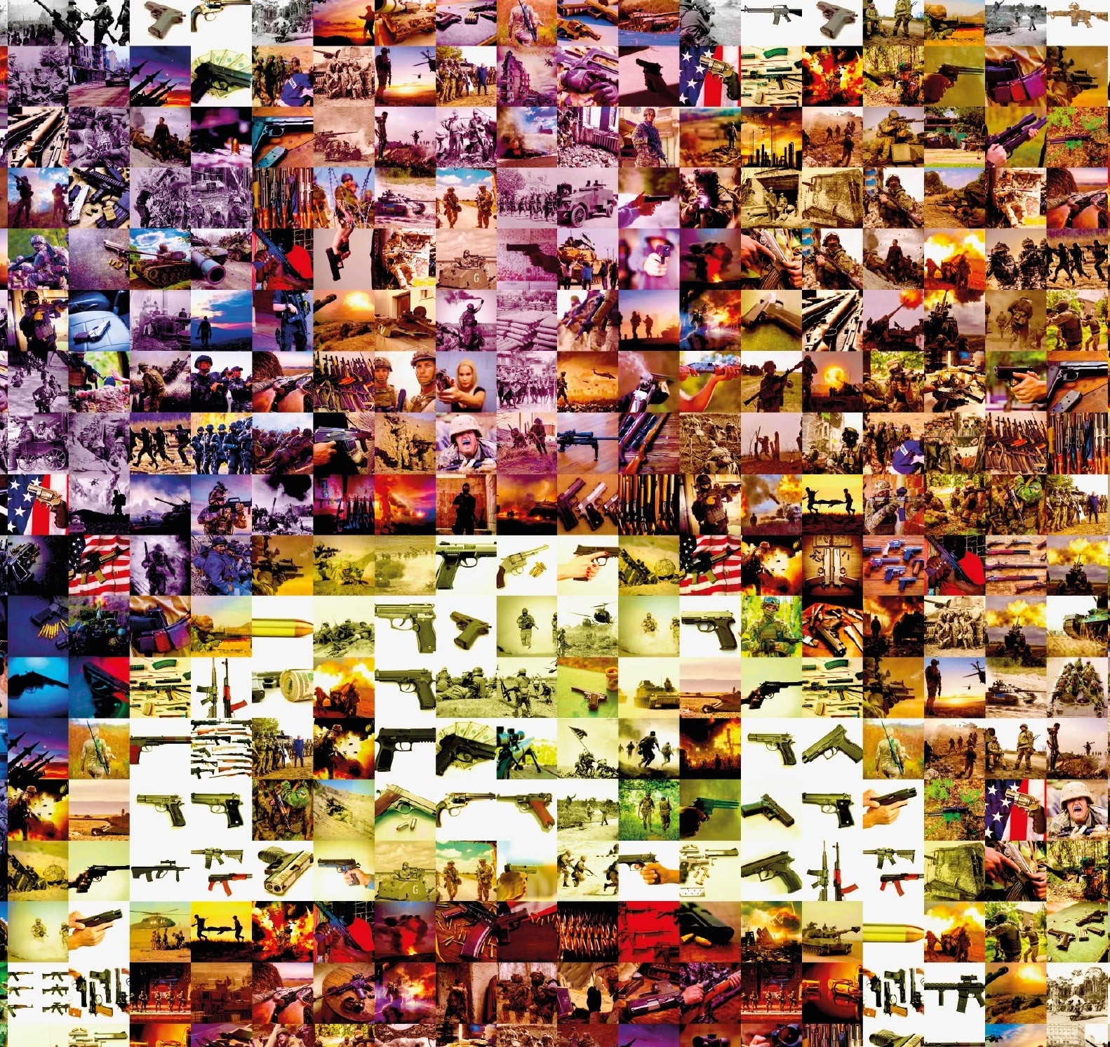 Smiling flower VS War