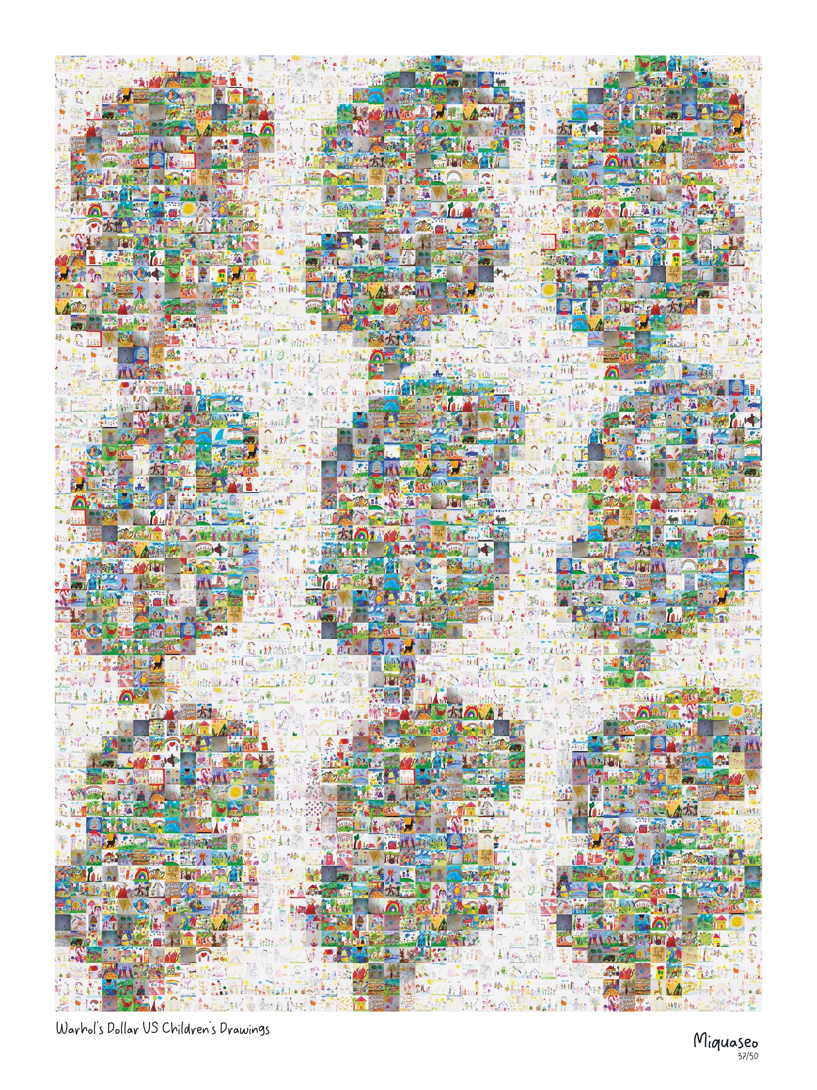 Warhol Dollar VS Children's Drawings