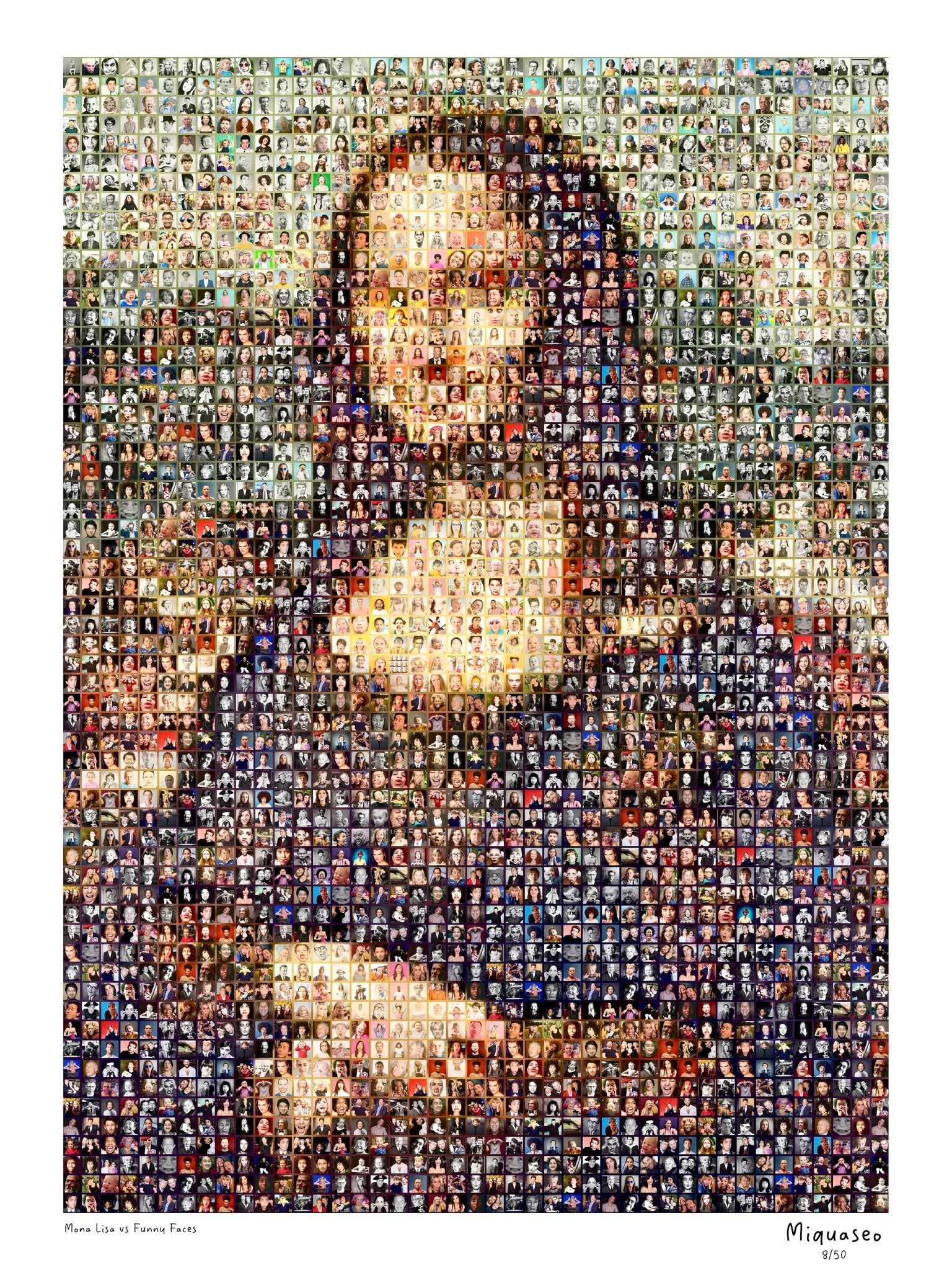 Mona Lisa vs Funny Faces - MIQUASEO