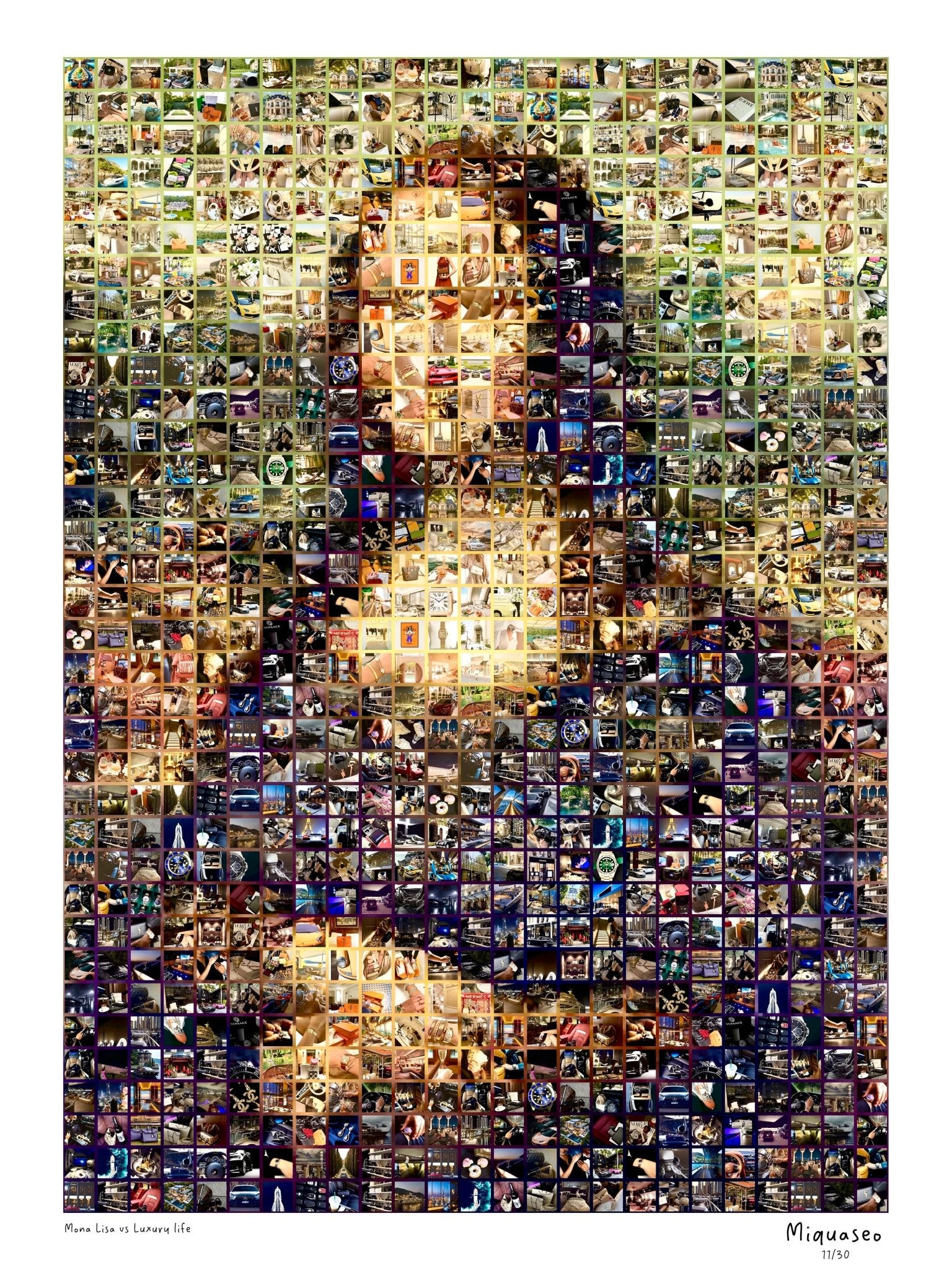 Mona Lisa vs Luxury - MIQUASEO